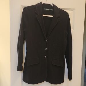 Ralph Lauren Women's Knit Black Blazer